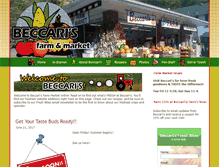 Tablet Screenshot of beccaris.com
